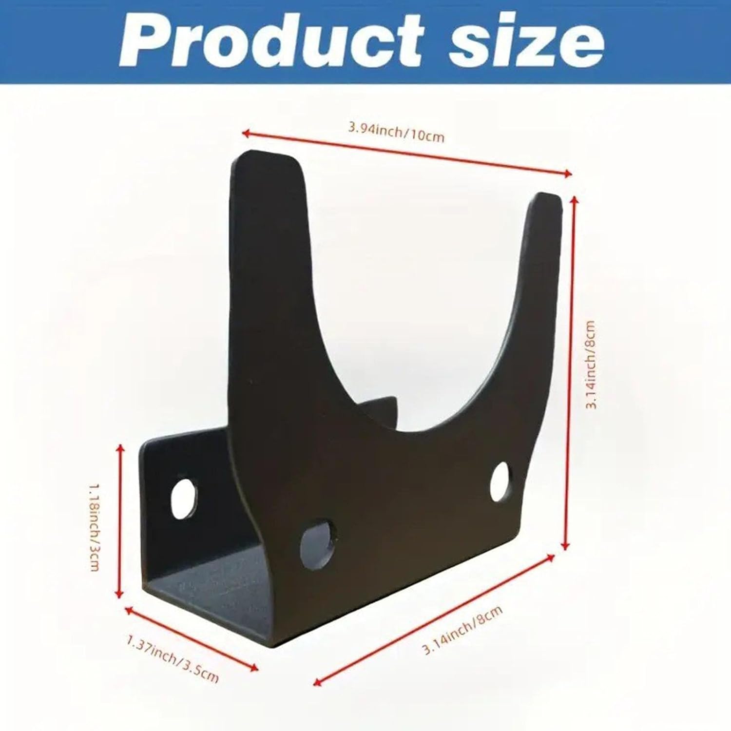  Lot De 4 Supports Muraux En Métal Robuste Pour Un Rangement Et Une Organisation Sécurisés Des Outils