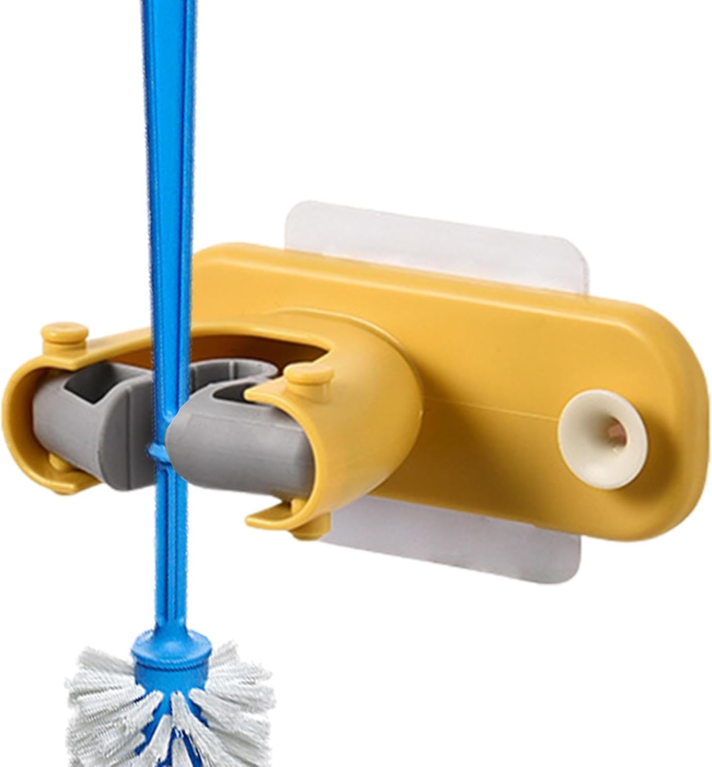 Genérico Generico Mop Organizer Wall Mount, Laundry Broom Hanger, Adhesive Broom Holder, Adhesive Broom Hanger For Easy Installation And Organization In Kitchens, Garages, And Gardens 11,2 X 4,3 Cm/4,41 X 1,69