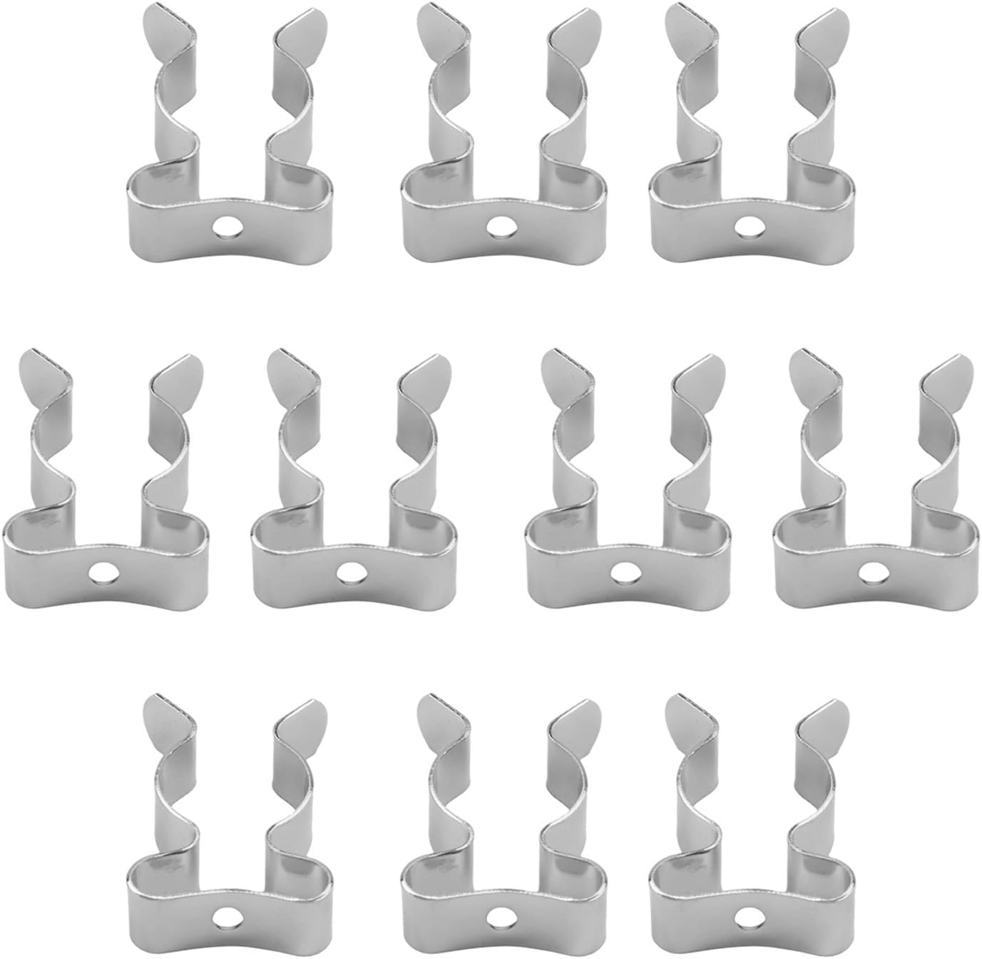  Lot De 10 Clips Muraux Pour Un Rangement Efficace - Clips à Ressort Robustes Pour Organiser Les Outils De Garage Et Les Râteaux (50 Mm)