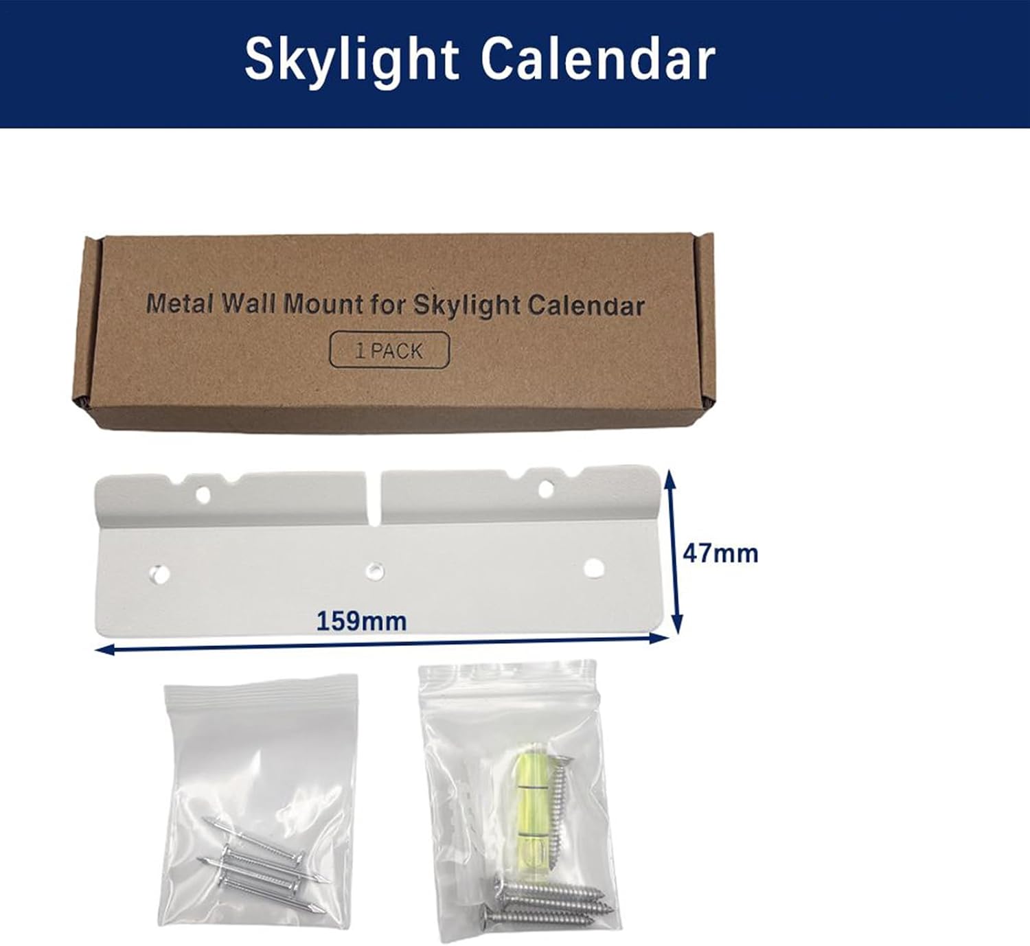  Générique Kit De Fixation Murale Pour Calendrier Numérique,Support Réfrigérateur Pour Agenda Numérique,Accessoires Organiseur Réglables Bureau Cuisine | Compatible Frigo Bureau Salon Chambre