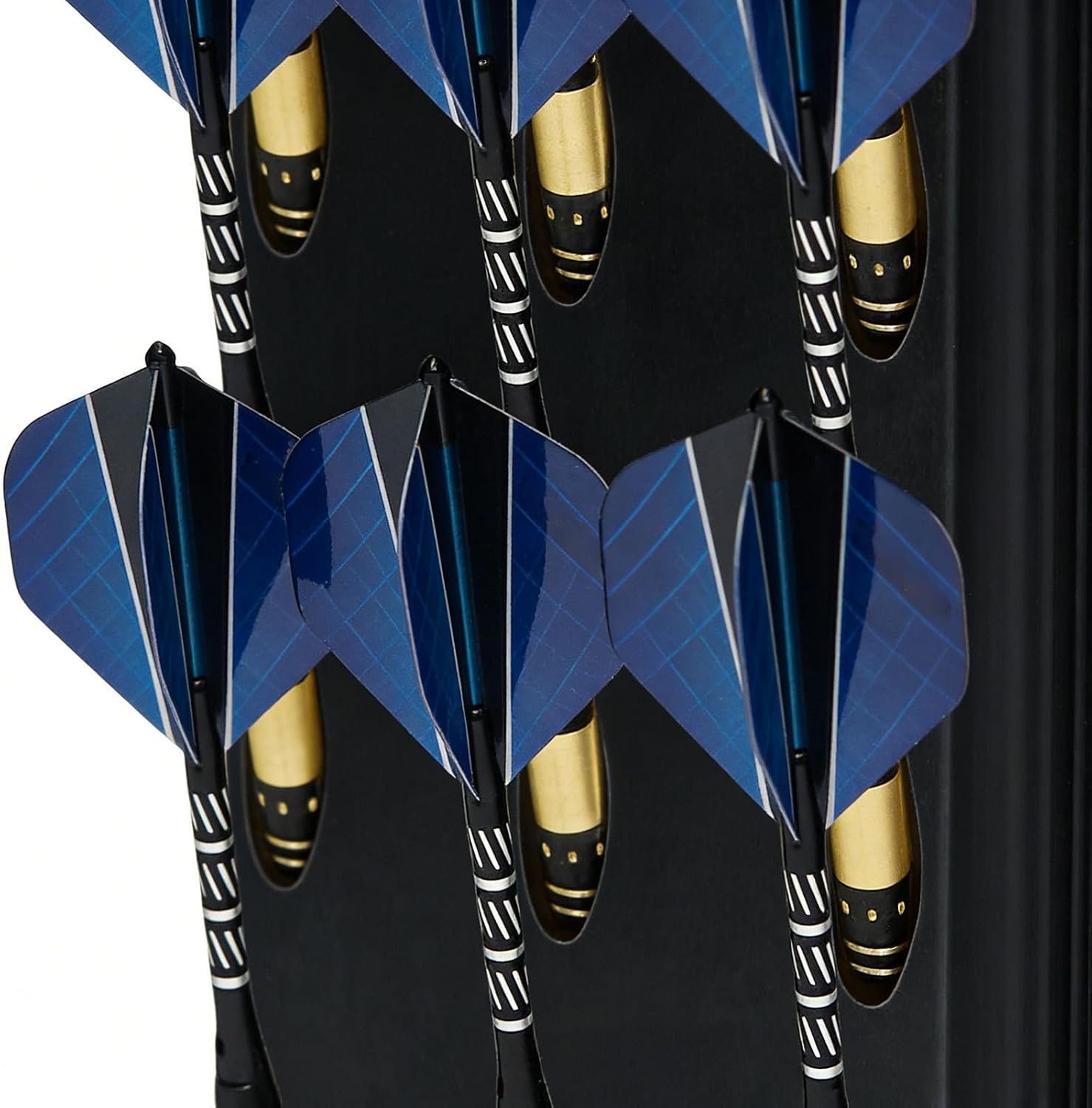 GENERIC Support De Fléchettes En Bois – Support De Présentation Peu Encombrant, Organisateur Mural Avec Sac De Rangement, Design Compact Avec Construction Solide, Accessoire De Salle De Jeux, Organisation De