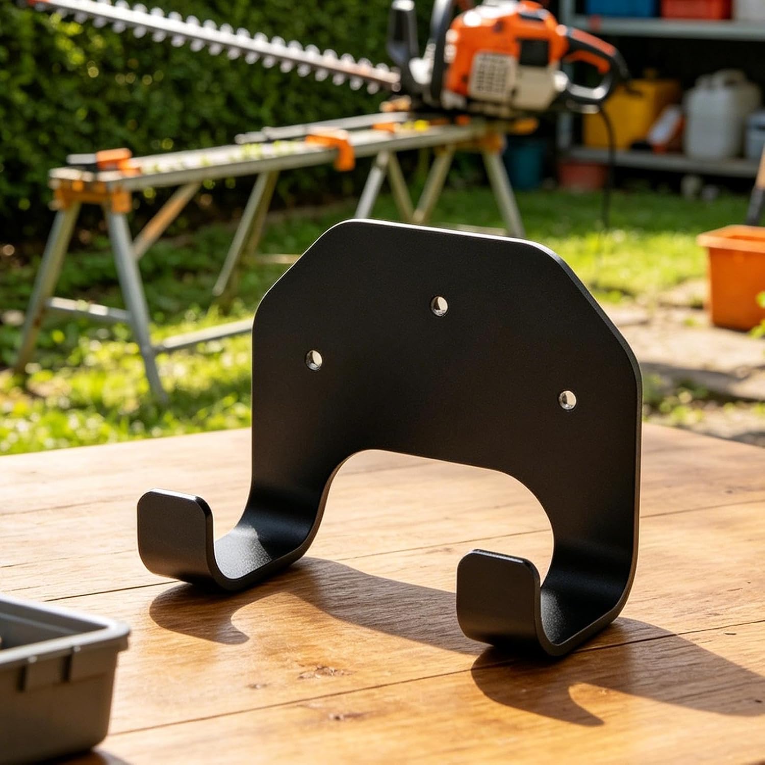  Générique Support Pour Débroussailleuse De Remorque | Support D'équipement Et Organisateur | Rack De Suspension Pour Coupe-Bordure | Pour Garage Atelier Abri De Jardin Grange Sous-Sol Pelouse