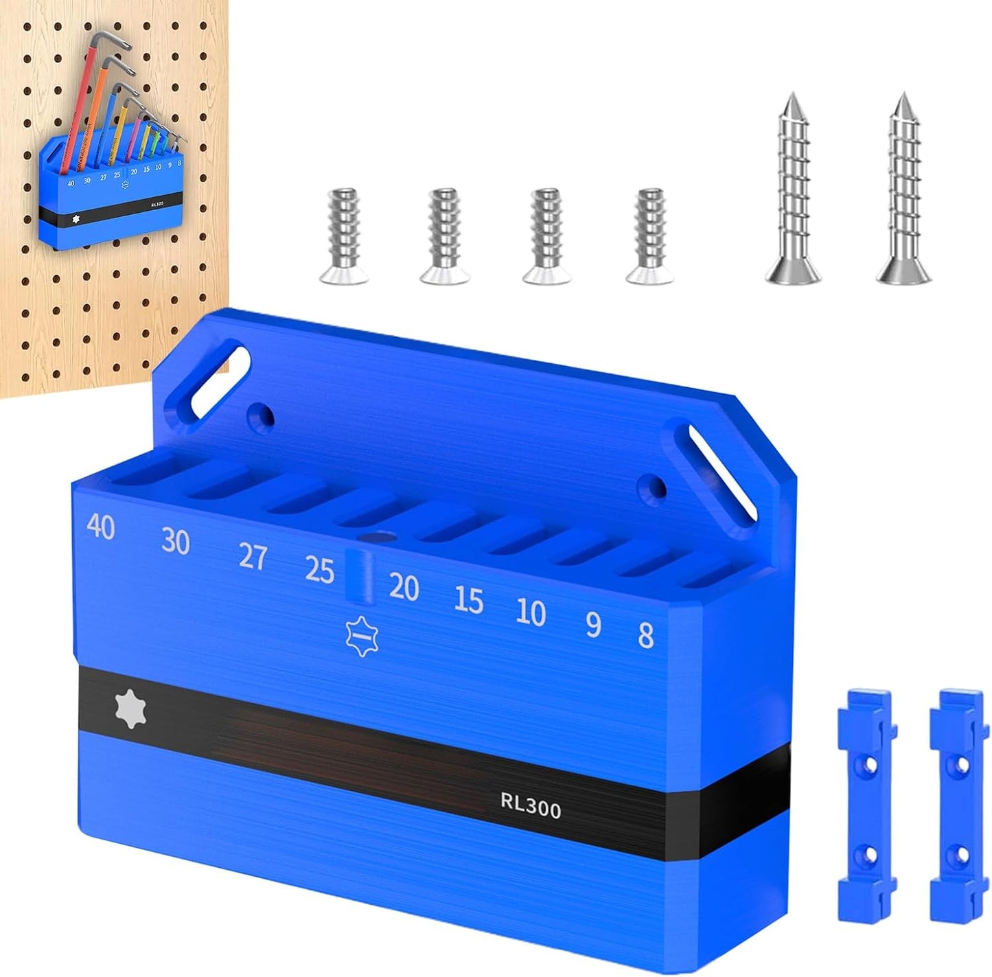GENERIC Organiseur De Clés, Porte-outils Magnétique, 38,1 X 5,1 Cm Avec Aimants Puissants, Porte-outils En Acier Avec Construction Robuste, Conception D'organisation Murale, Affichage D'atelier Pour La Maison