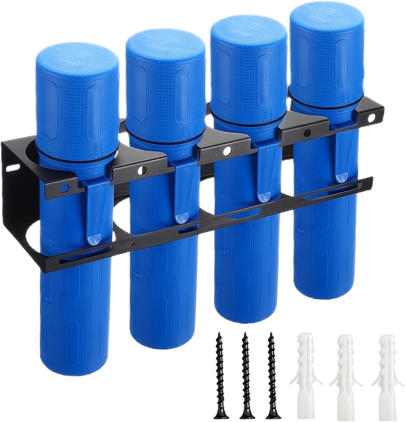  Rangement Pour Baguettes De Soudage,4 Fentes Montage Mural Gain De Place,Porte-électrode Rack De Rangement Pour Garage - Pour Bureau à Domicile Sous-sol L'appartement Et La Construction Industrielle