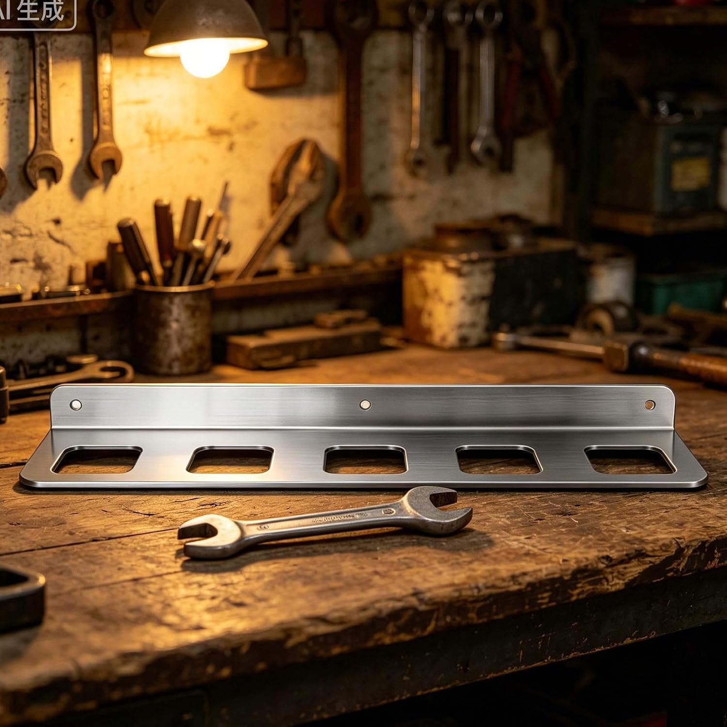GENERIC Organisateur Mural Pour Les Outils | Râtelier Mural 5 Compartiments Pour Garage Polyvalent - Organiseur De Rangement à Clés | Pour Abri De Jardin Atelier Maison Usine Tournevis Et Pince