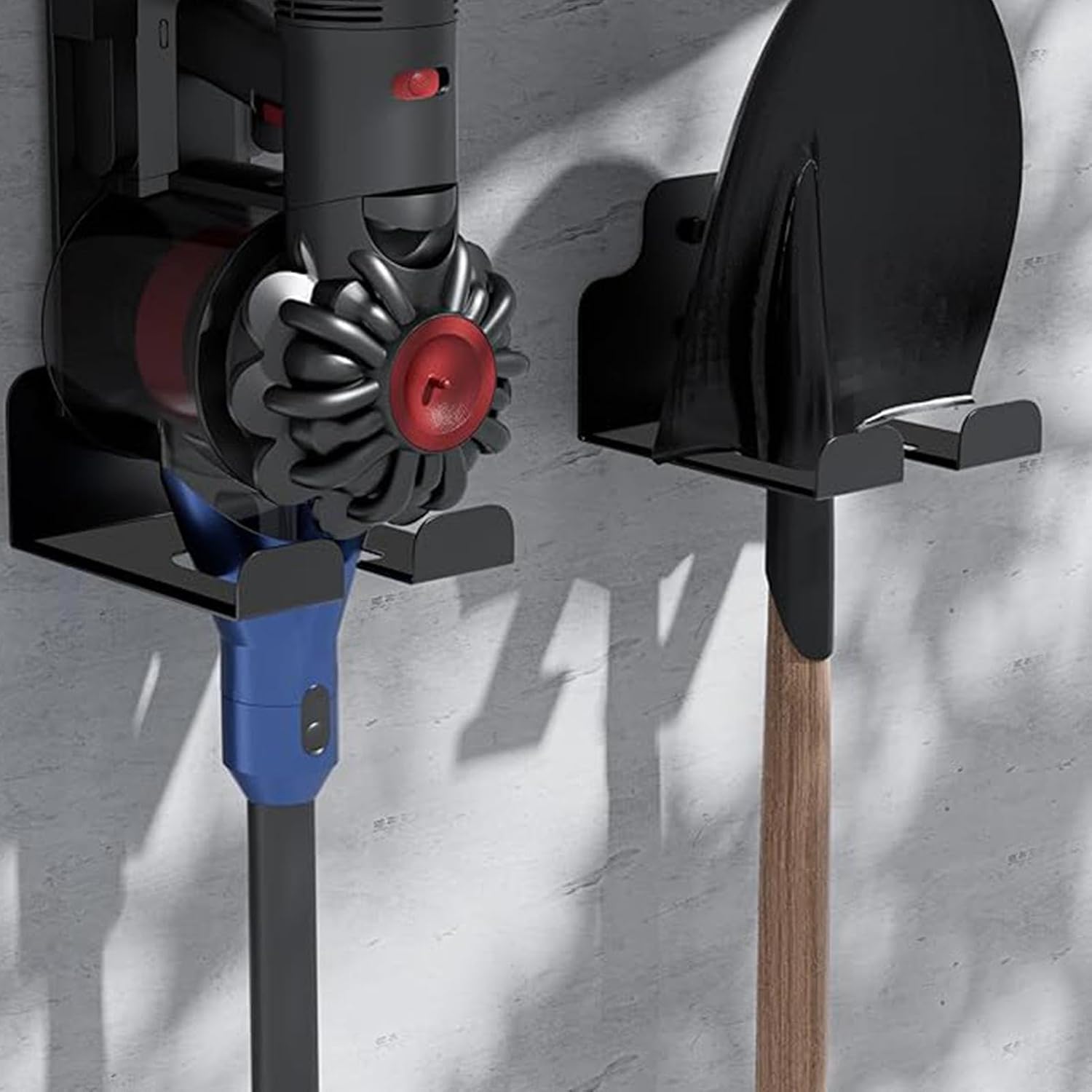 GENERIC Cintre Pour Débroussailleuse | Support En Acier Inoxydable Pour économiser De L'espace – Support De Rangement Pour Outils De Jardin | Pour Pelle, Râteau, Serpillère, Perceuse, Câble, équipement