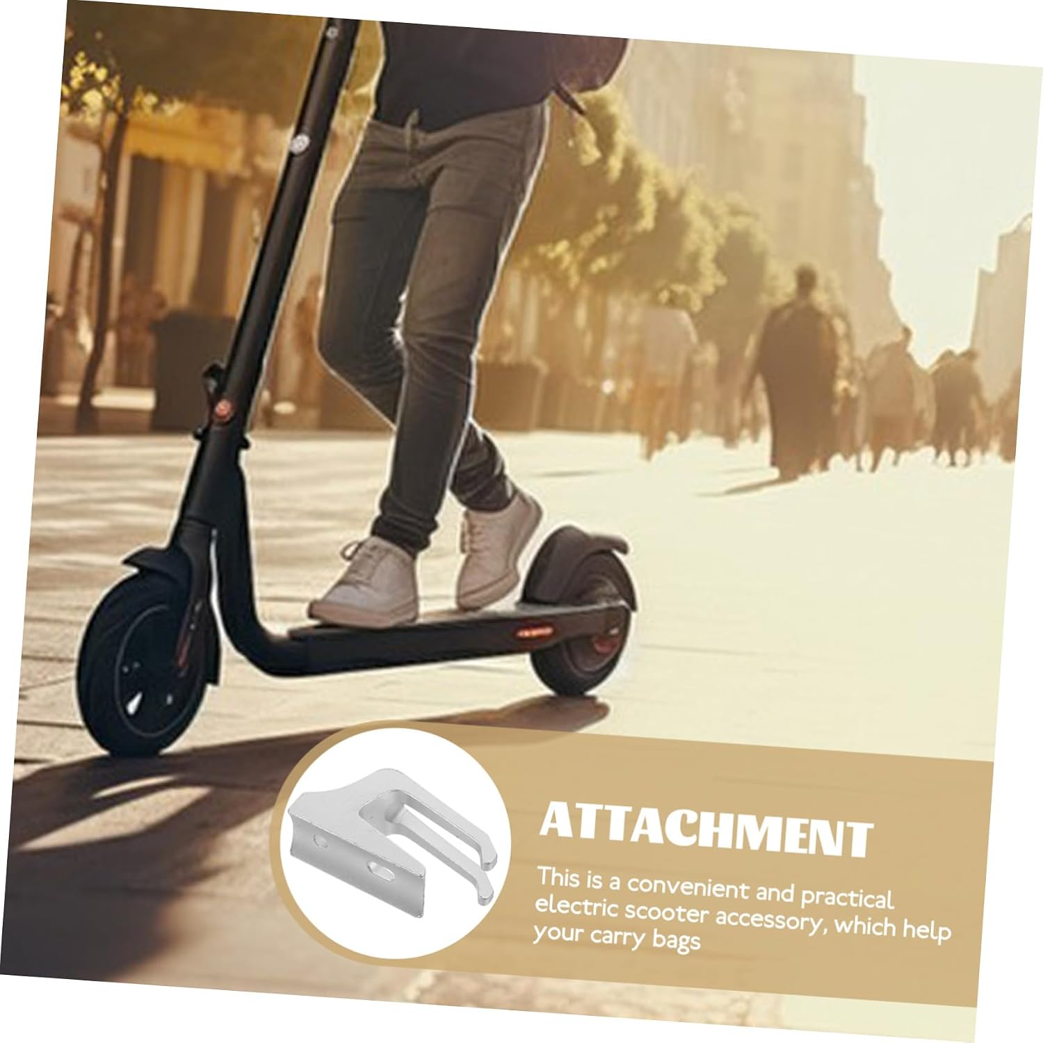  Cabilock Crochet Alliage Aluminium Robuste Pour Trottinette Électrique Accessoire De Suspension Compatible Pro Support Stable Pour Et Rangement Pratique