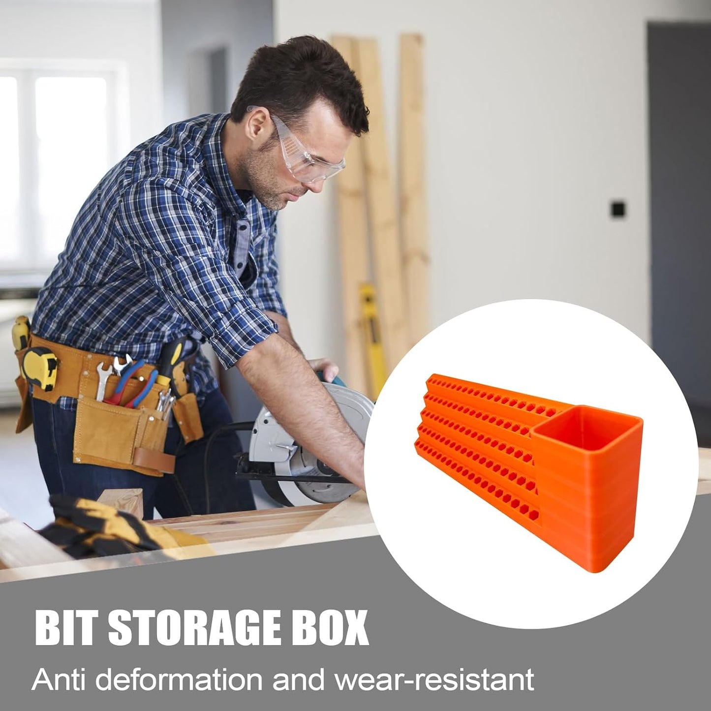 GENERIC Étagère De Rangement Pour Tournevis - Organiseur D' De Tournevis Pour Cave, Jardin, Menuiserie, Garage, Mécanicien, Atelier, Maison, Construction