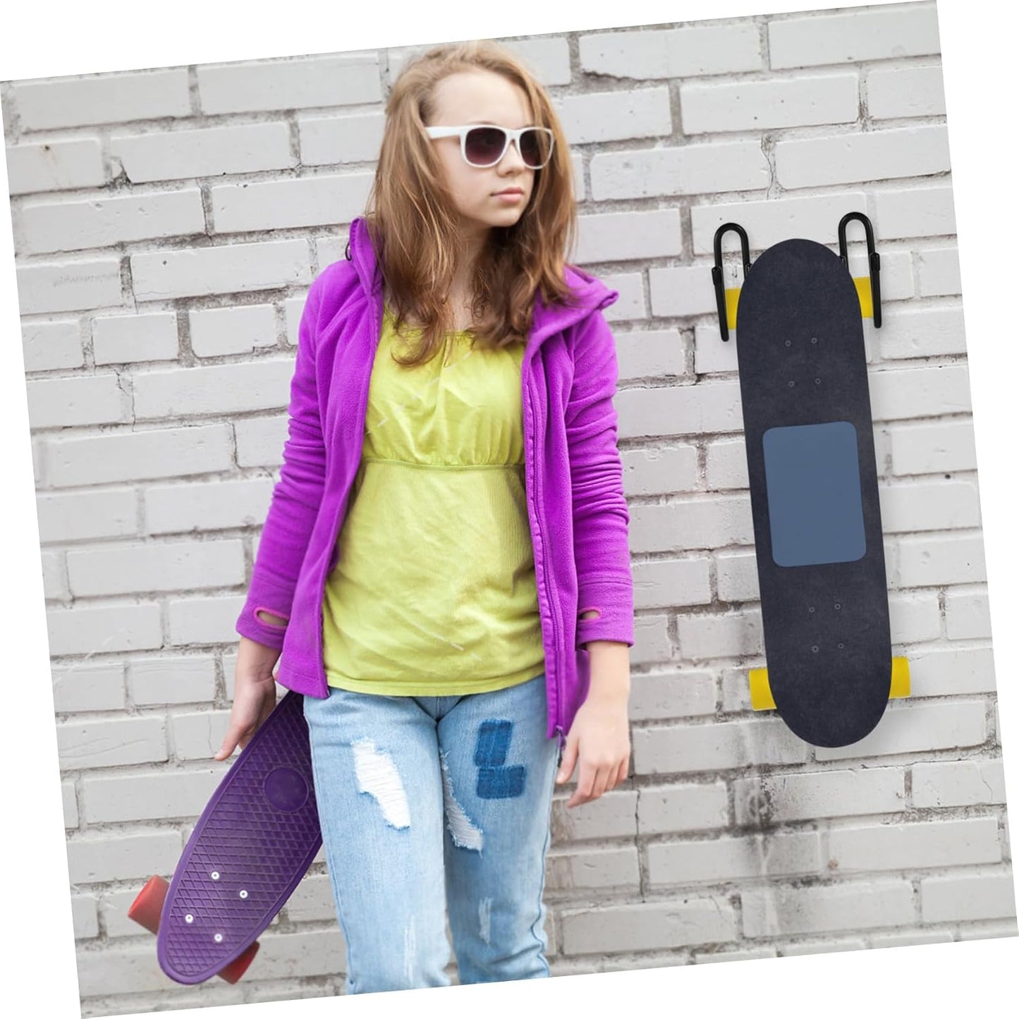  YARNOW Crochet Mural Pour Planche De Surf Support Mural Outil De Fixation Pour Longboard