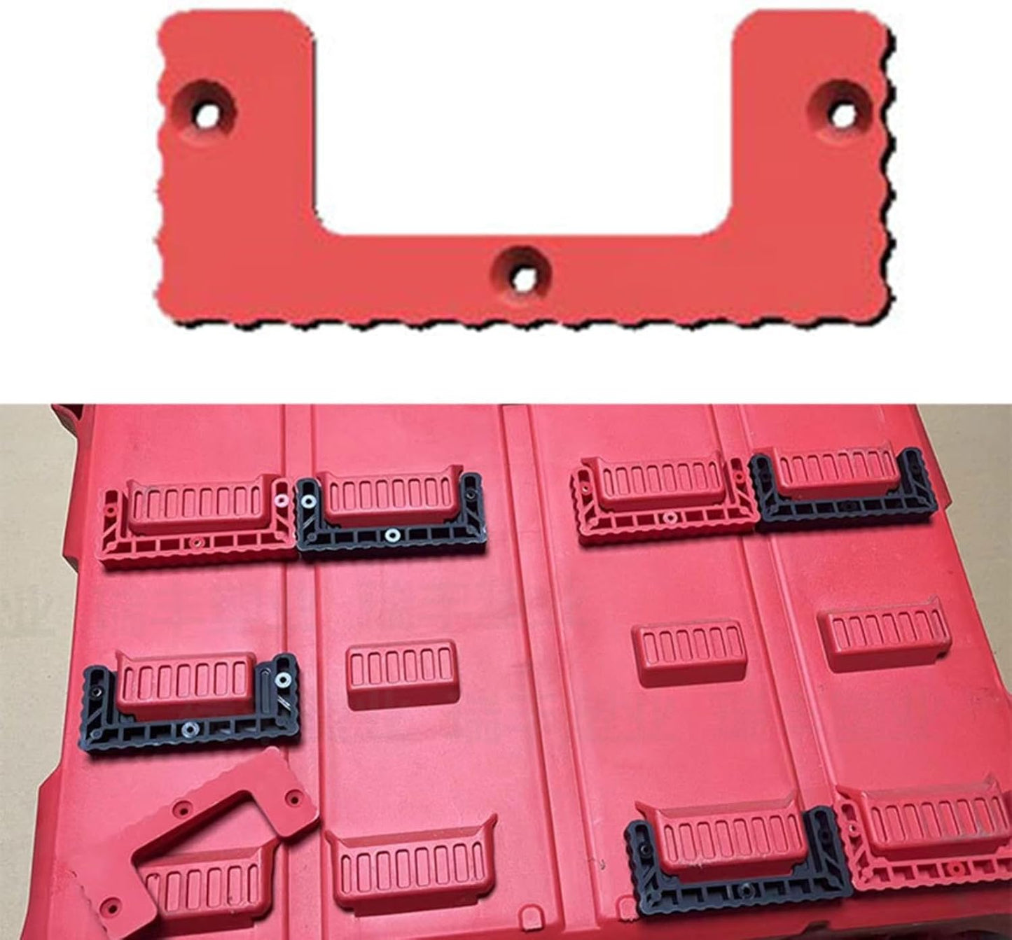  Lot De 16 Taquets De Montage Pour Système De Rangement Mural En Plastique ABS Robuste, Pour Atelier, Garage, Camion, Véhicule