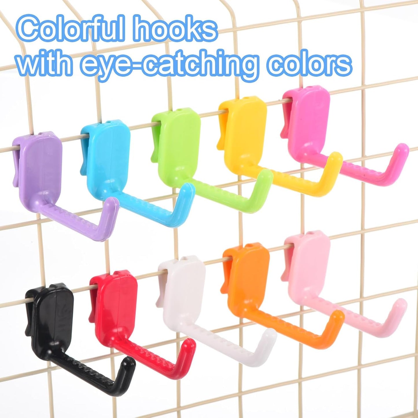  Sourcing Map Lot De 10 Crochets Muraux En Plastique Pour Panneau Mural De 7,6 Cm, Crochets D'étagère Pour Garage, Magasin, Entrepôt, Magasin, Maison, à Suspendre, Rose