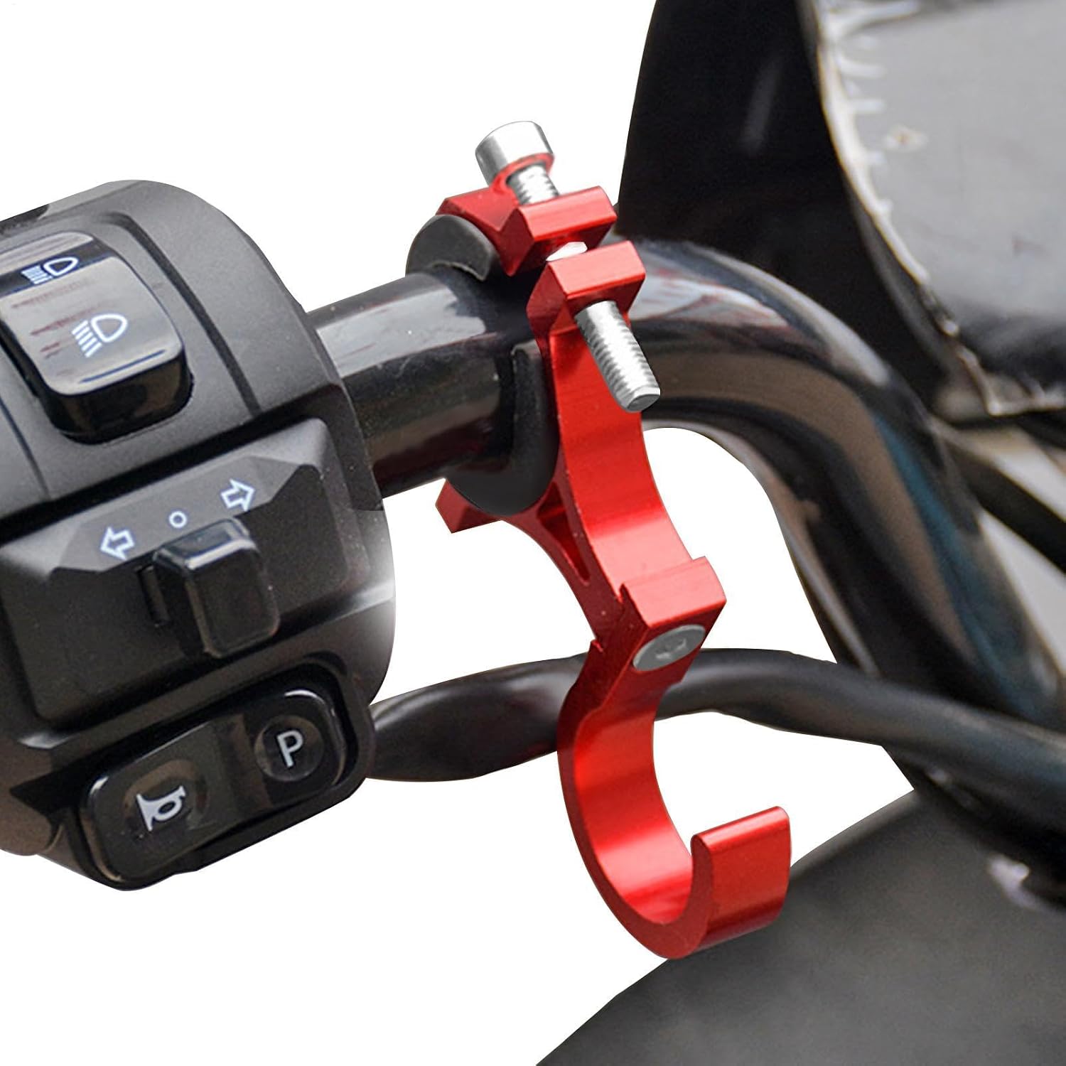  Crochet De Transport De Scooter, Crochet De Guidon De Moto | Crochets De Rangement Multifonctionnels Pour Moto Et Vélo | Cintre élégant Pour Les Déplacements Domicile-travail, Crochets à Montage Facil