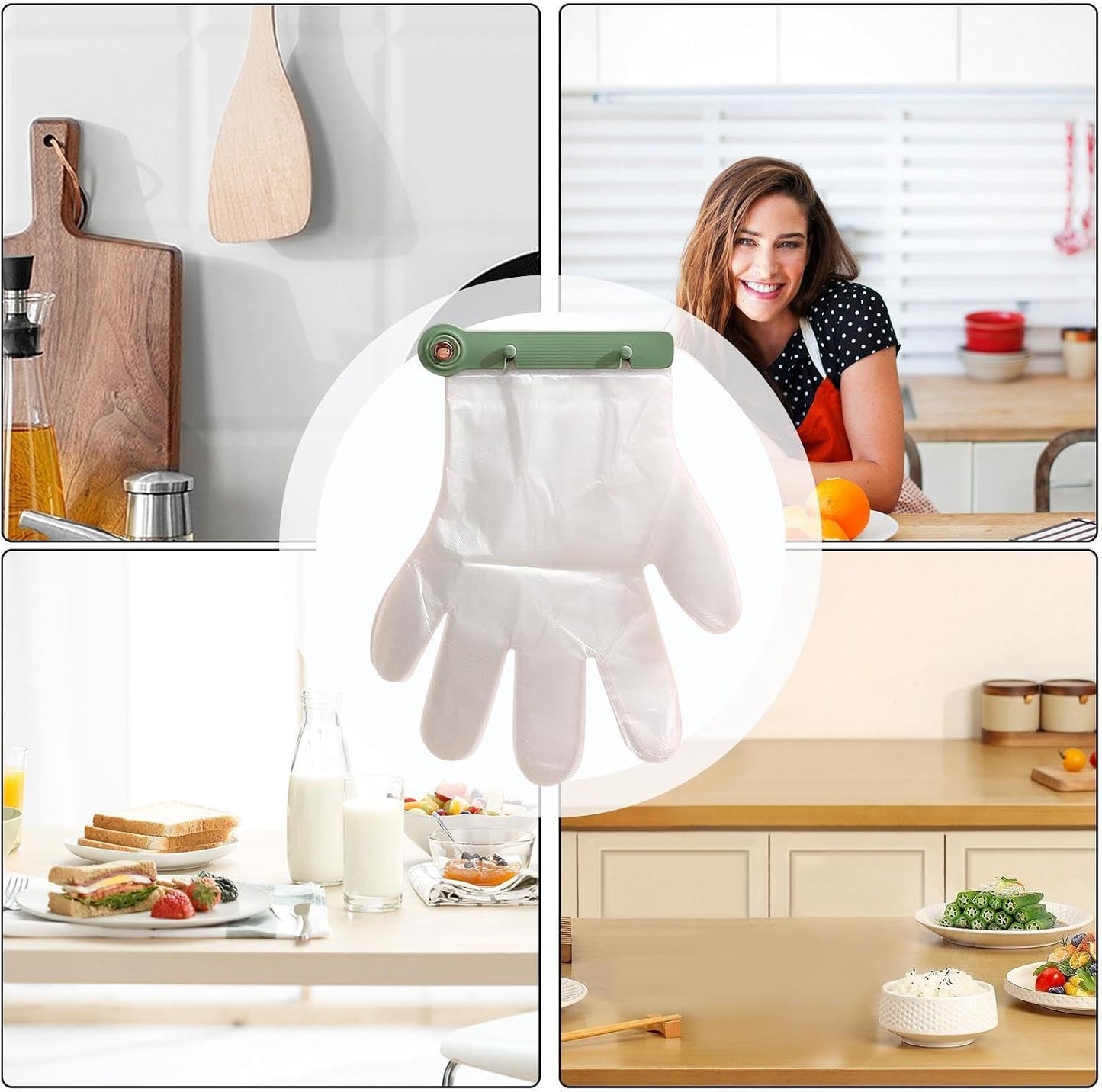  Porte-Gants Mural Avec Clip Fixation Murale | Crochets Suspendables Pour Mitaines De Salle De Bain,Organisateur Multifonction Pour Mitaines Fixation Murale Inclut 100 Gants Pour Maison Et Restaurant