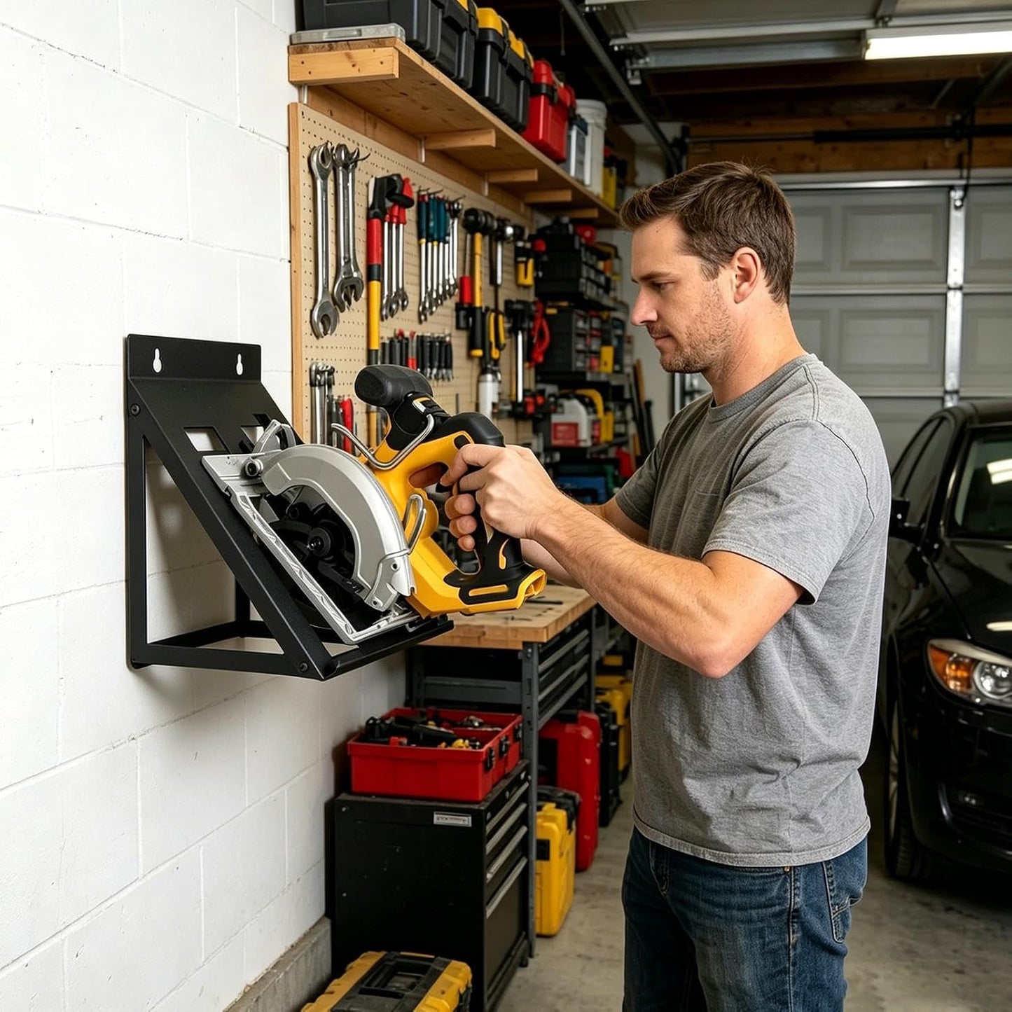  Porte-outils électriques | Crochet De Rangement Utilitaire Robuste Et Solide | Rangement Mural Outils Garage | Pour Atelier Maison, Cabanon De Jardin, établi, Garage, Sous-sol, Jardin, Et Appartement