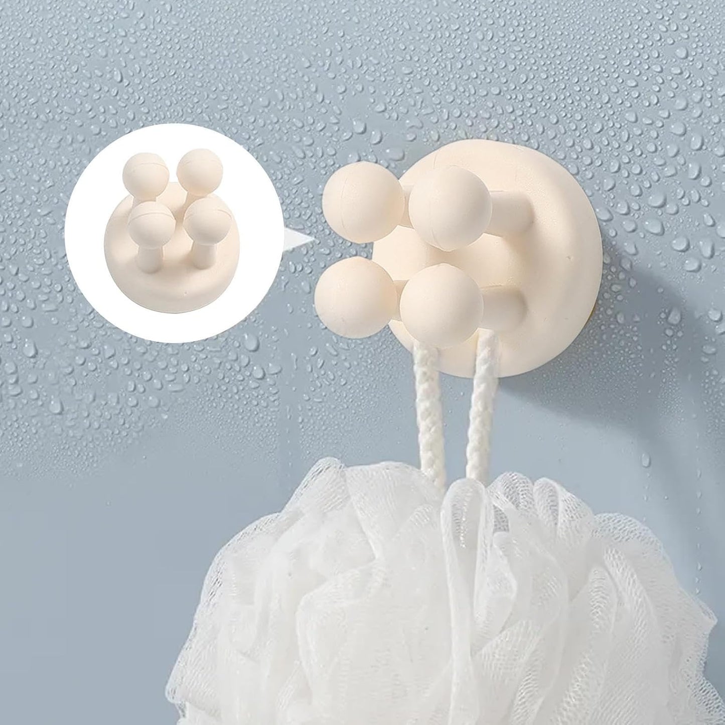  Générique Support De Prise En Silicone Créatif,Crochet De Brosse à Dents Auto-adhésif Mignon Sans | Support De Prise Mural Sans Poinçon, Pour Accrocher Salle De Bain Cuisine Salon Bureau