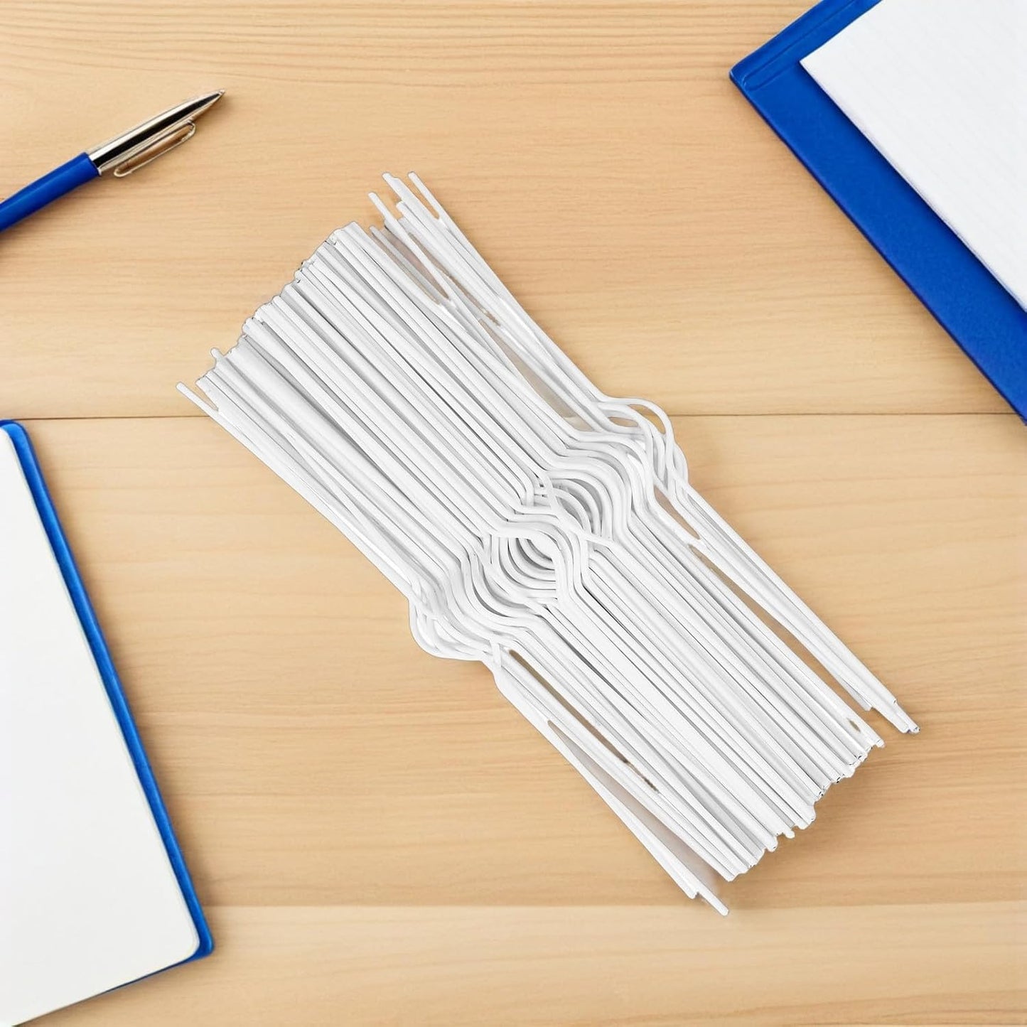  Gatuida 100 Crochets Métalliques Pour Calendrier - Petite Pince De 30 Cm Pour Calendrier Mural 2026 - Crochets De Suspension Réutilisables En Fer Pour Affiches