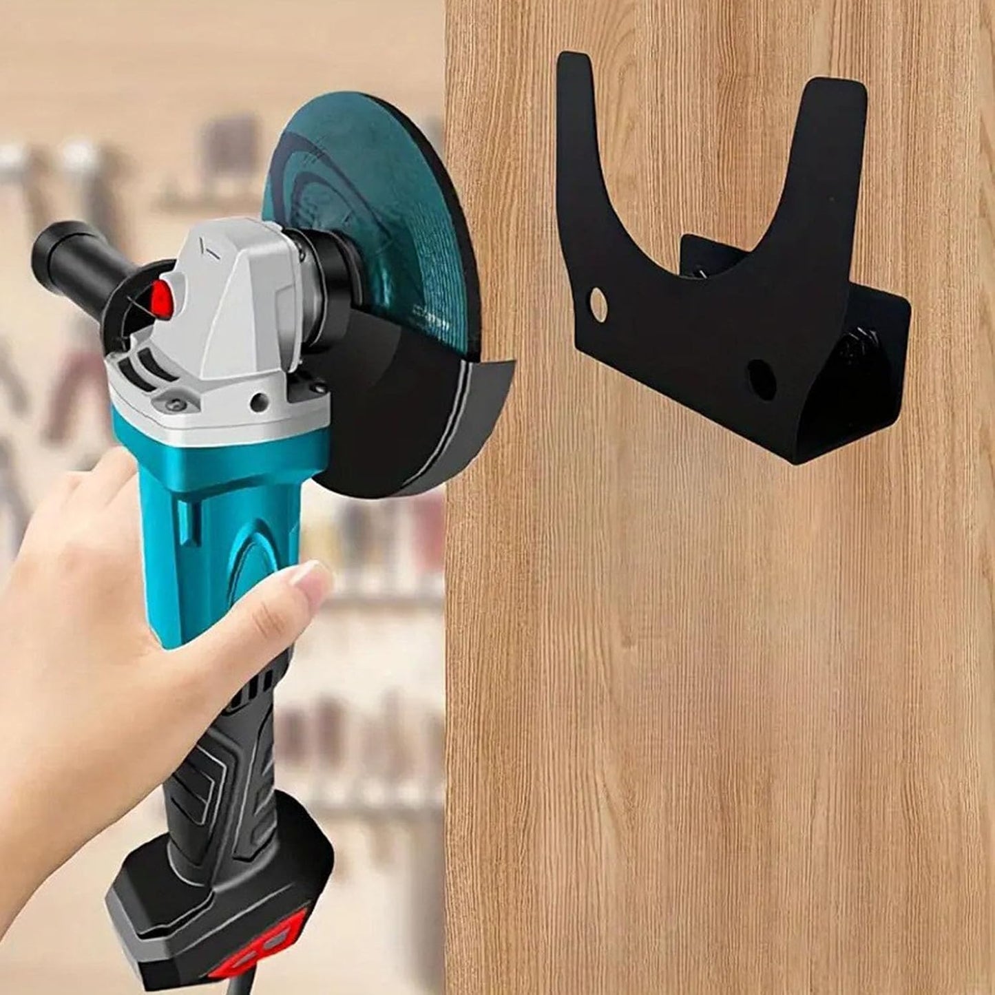  Lot De 4 Supports Muraux En Métal Robuste Pour Un Rangement Et Une Organisation Sécurisés Des Outils