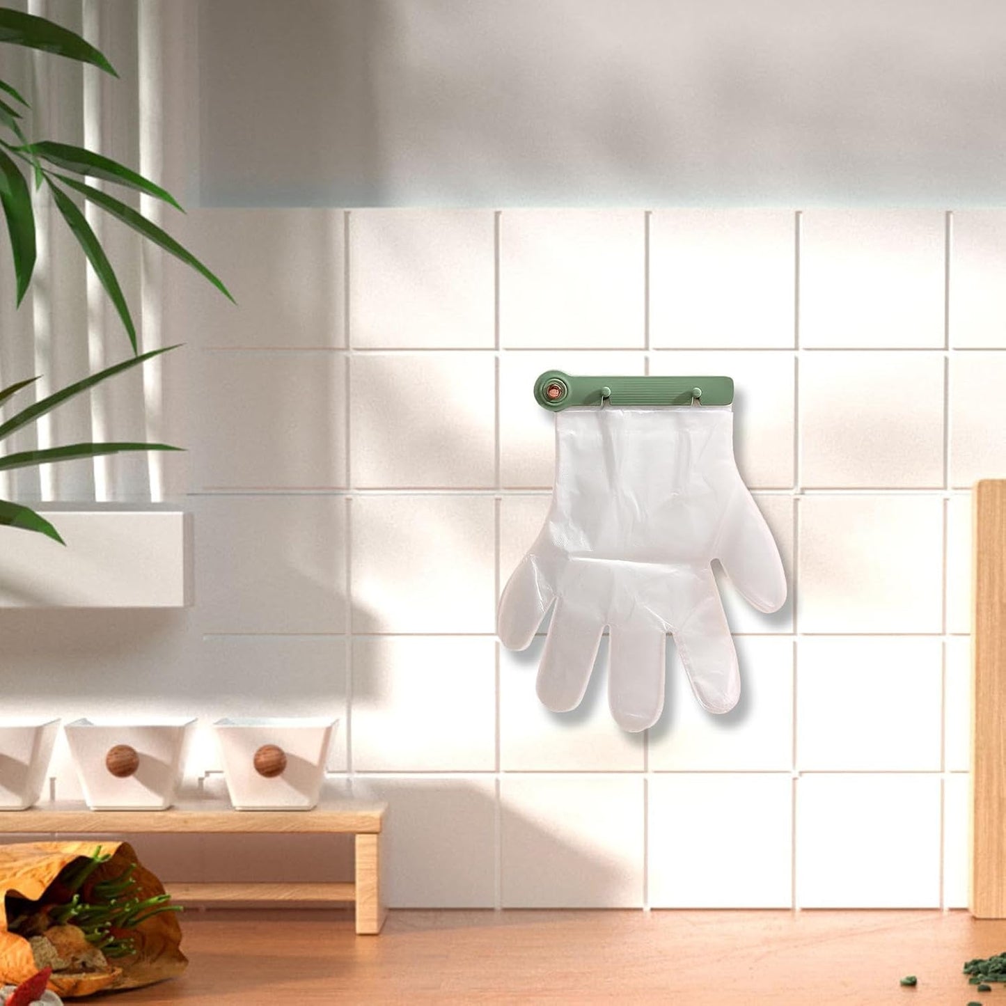  Porte-Gants Mural Avec Clip Fixation Murale | Crochets Suspendables Pour Mitaines De Salle De Bain,Organisateur Multifonction Pour Mitaines Fixation Murale Inclut 100 Gants Pour Maison Et Restaurant