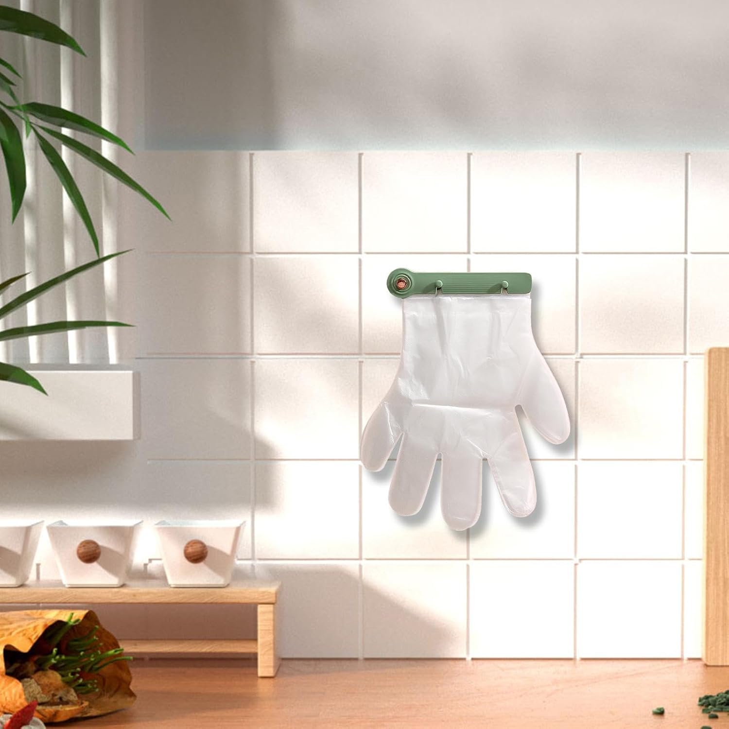  Porte-Gants Mural Avec Clip Fixation Murale | Crochets Suspendables Pour Mitaines De Salle De Bain,Organisateur Multifonction Pour Mitaines Fixation Murale Inclut 100 Gants Pour Maison Et Restaurant