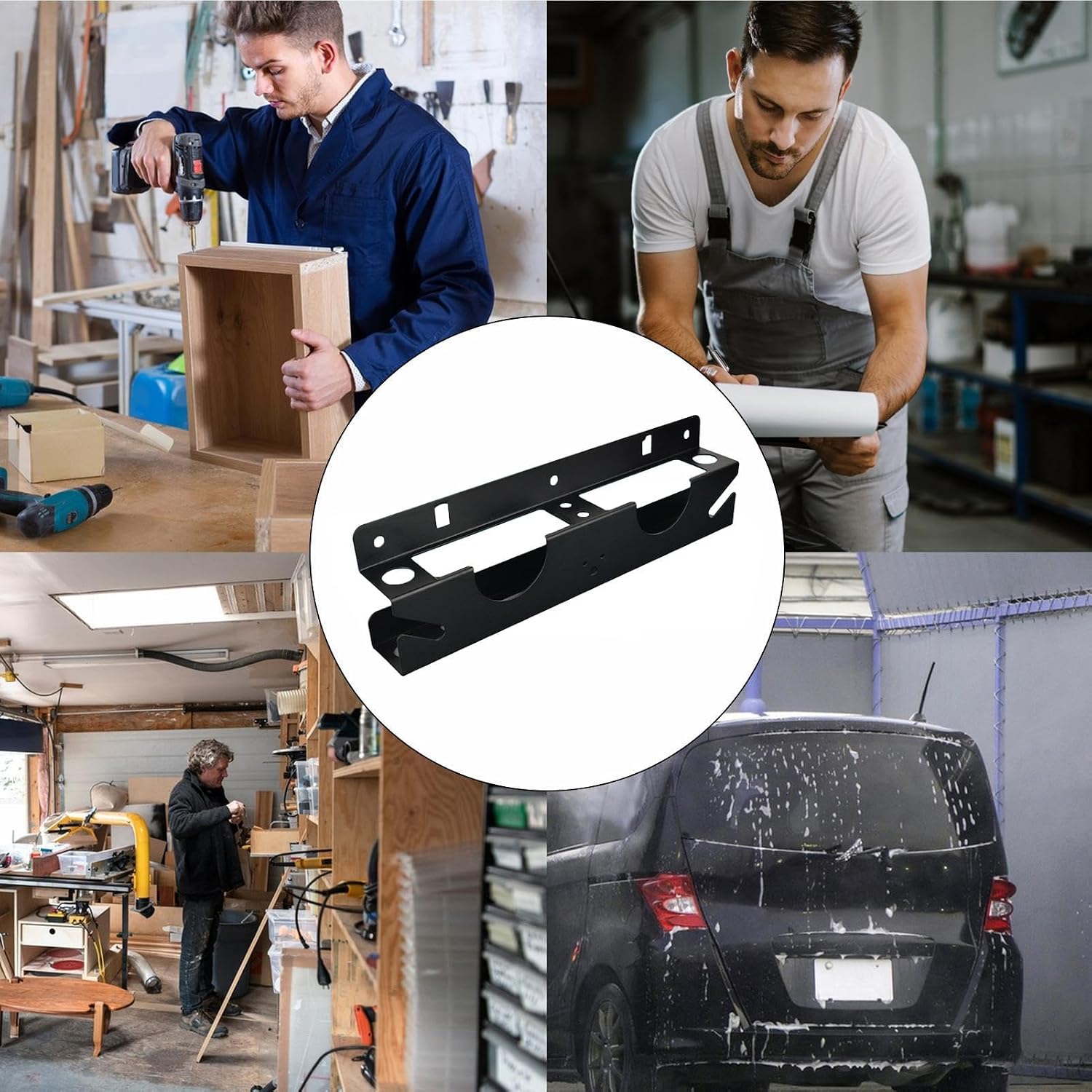  Support Mural Pour Polisseuse, Support Pour Outils électriques, Support Mural De Garage, Support Mural Pour Meuleuses, Solution De Rangement D'outils électriques, Support Mural Pour Polisseuse