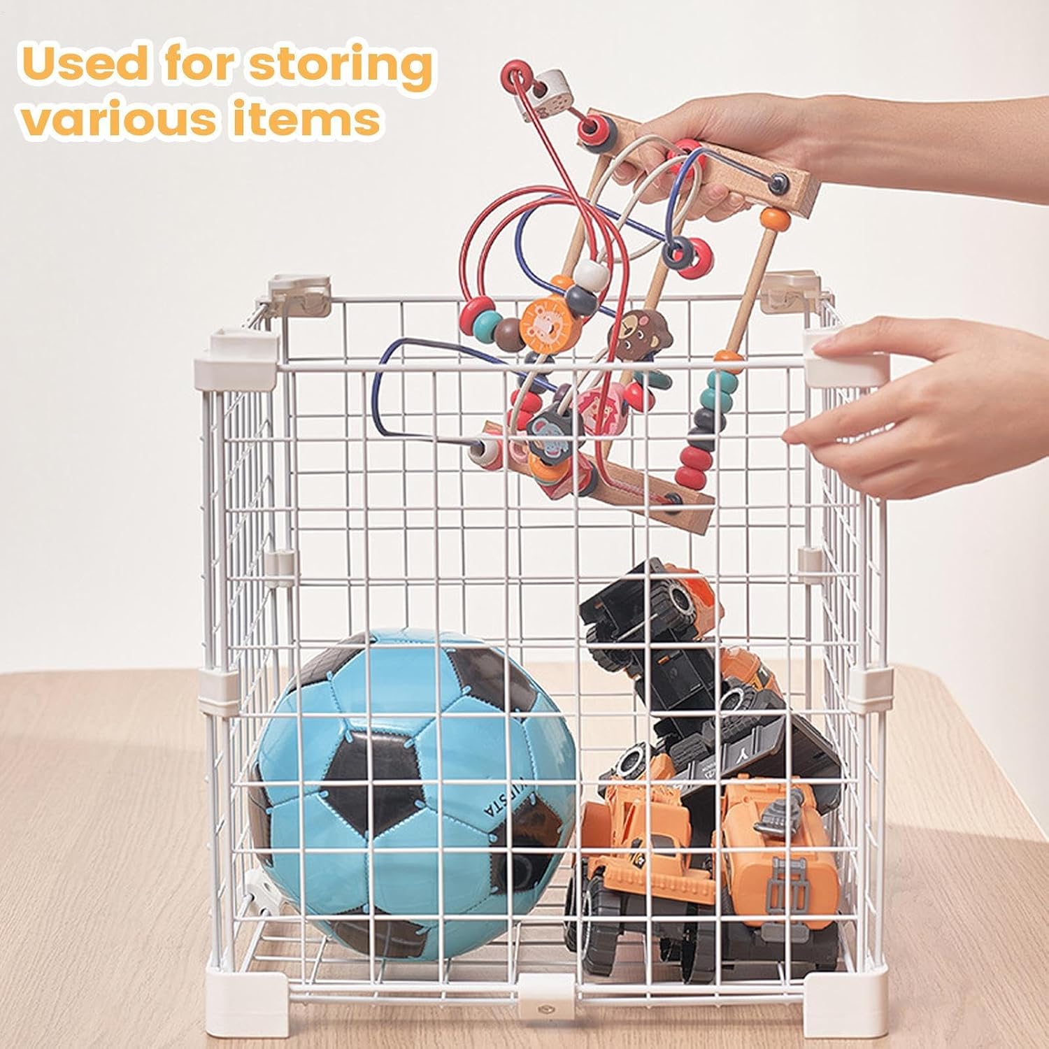  Connecteurs De Grille De Cage,Multifonction Fixation Serrée - Connecteurs De Rangement Pour Cubes En Fil | Pour Salon Maison Dortoir Appartement Chambre Boîte À Caisse Pour Animaux
