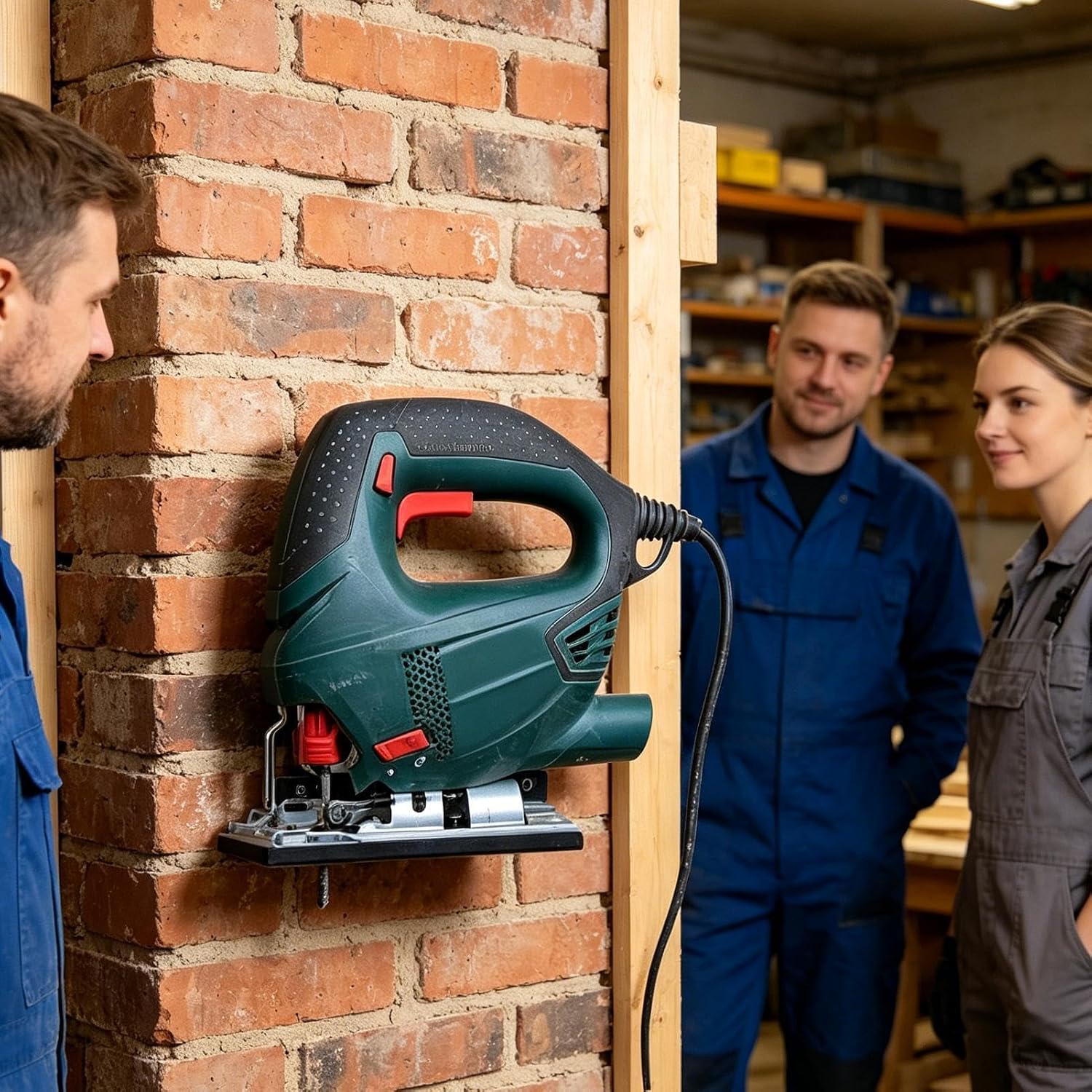 GENERIC Support Mural Pour Scie | Support Pour Outils électriques En Métal Robuste Et Peu Encombrant – Organiseur De Rangement Pour Scies | Pour Jardin, Atelier, Intérieur Magasin, Maison
