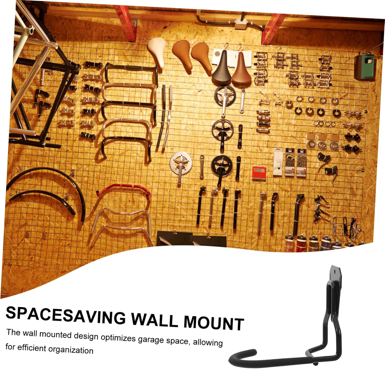  Gatuida 4 Pièces Support De Rangement Pour Outils De Garage Crochets Muraux Pour Garage De Crochets Pour Outils Support Mural Pour Stockage Robustes Pour