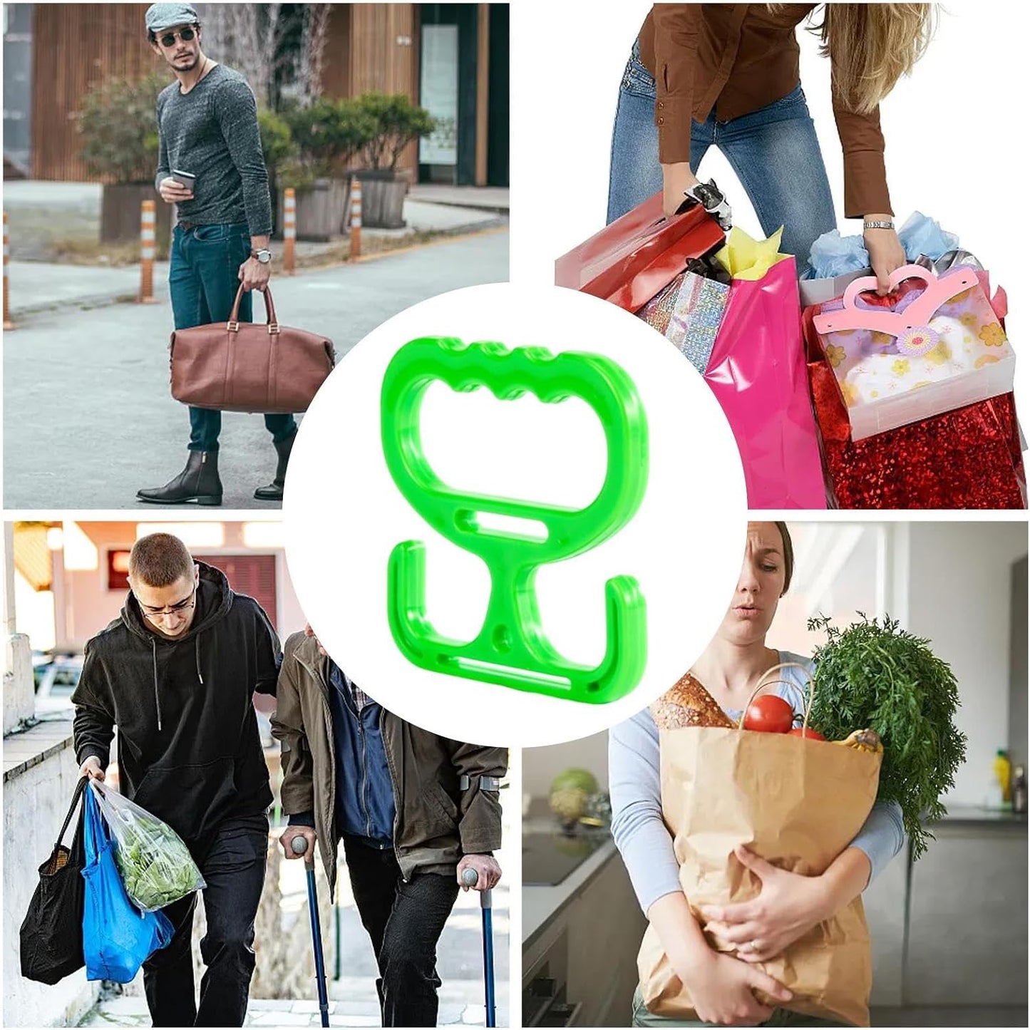  Porte-Sac De Courses | Outil De Transport Pour Porte-Sac De Courses - Support De Charge Utile Pour Caddie, Stockage Maison Et Seaux De Peinture