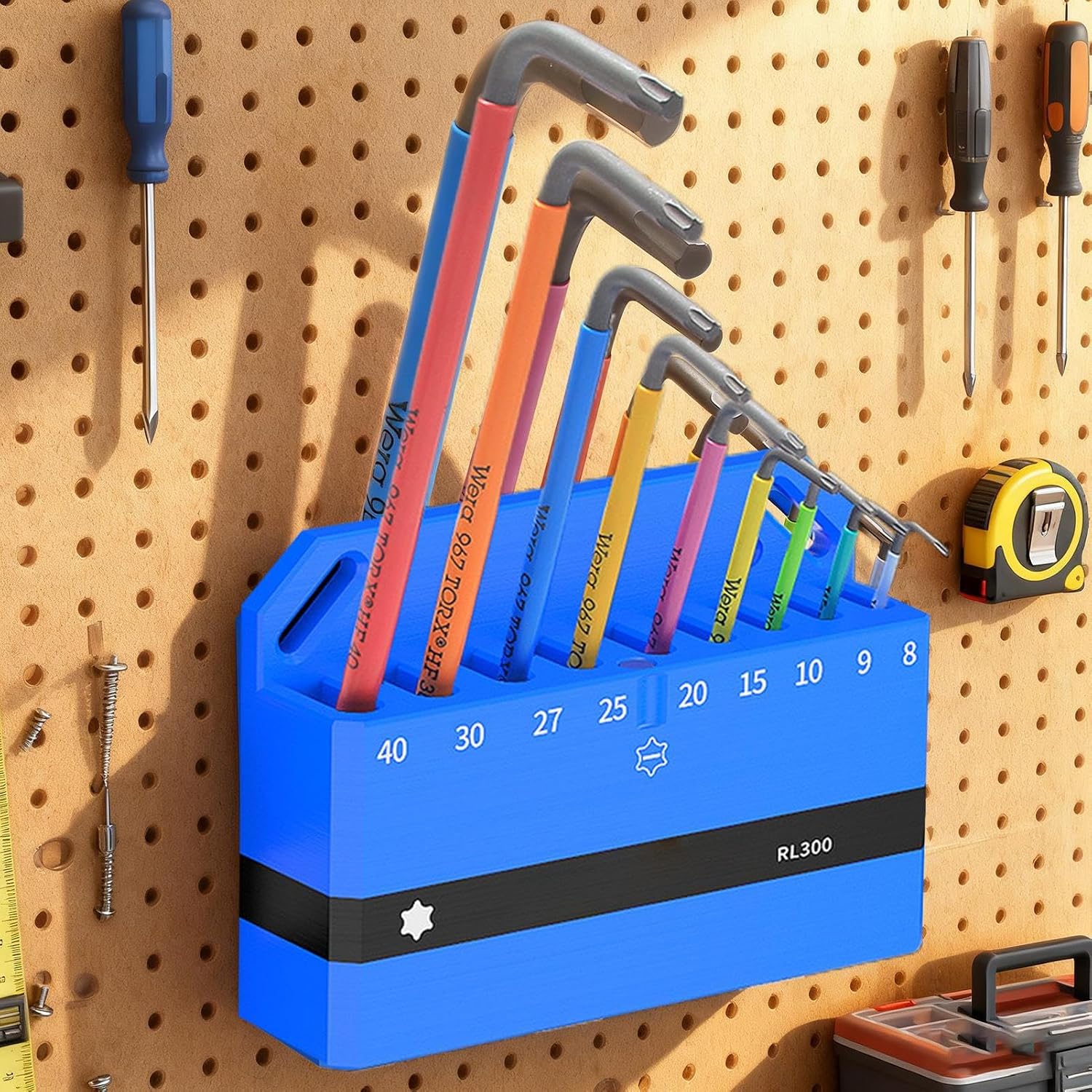 GENERIC Organiseur De Clés, Porte-outils Magnétique, 38,1 X 5,1 Cm Avec Aimants Puissants, Porte-outils En Acier Avec Construction Robuste, Conception D'organisation Murale, Affichage D'atelier Pour La Maison