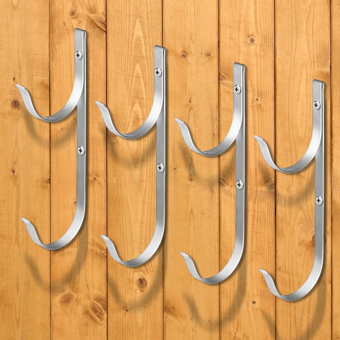  Porte-Outils De Piscine | Robuste En D'Aluminium | Support Équipement Bassin - Pour Râteaux Épuisettes Filets Brosses Outils, Accessoires Mur Rampe Perches Télescopiques Tuyaux