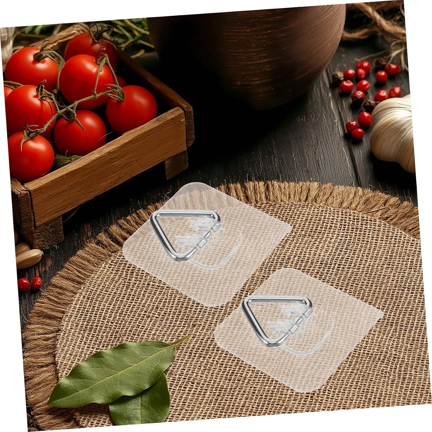  Ciieeo 20pièces Lot De Crochets Muraux Adhésifs Invisibles Pour Assiettes Supports Décoratifs Pvc Transparent Fixation Sans Perçage Pour Cadres Et Objets Légers